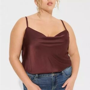 Torrid Burgundy Camisole Top